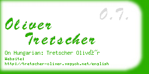 oliver tretscher business card